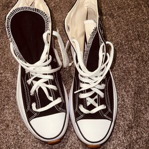 Converse Black and White High-Top Sneakers